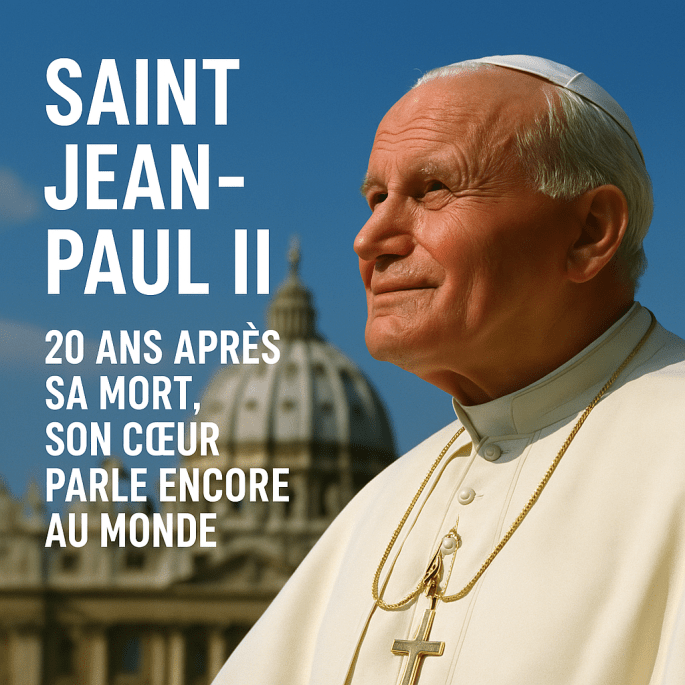 Saint Jean-Paul II: 20 ans après sa mort, son coeur parle encore aujourd'hui